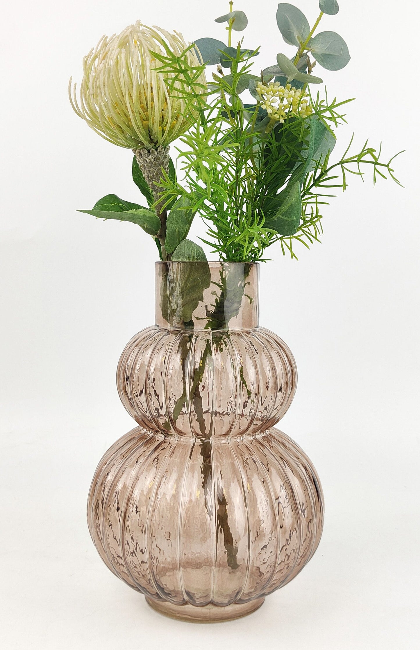 Tommy Orb Glass Vase Rose