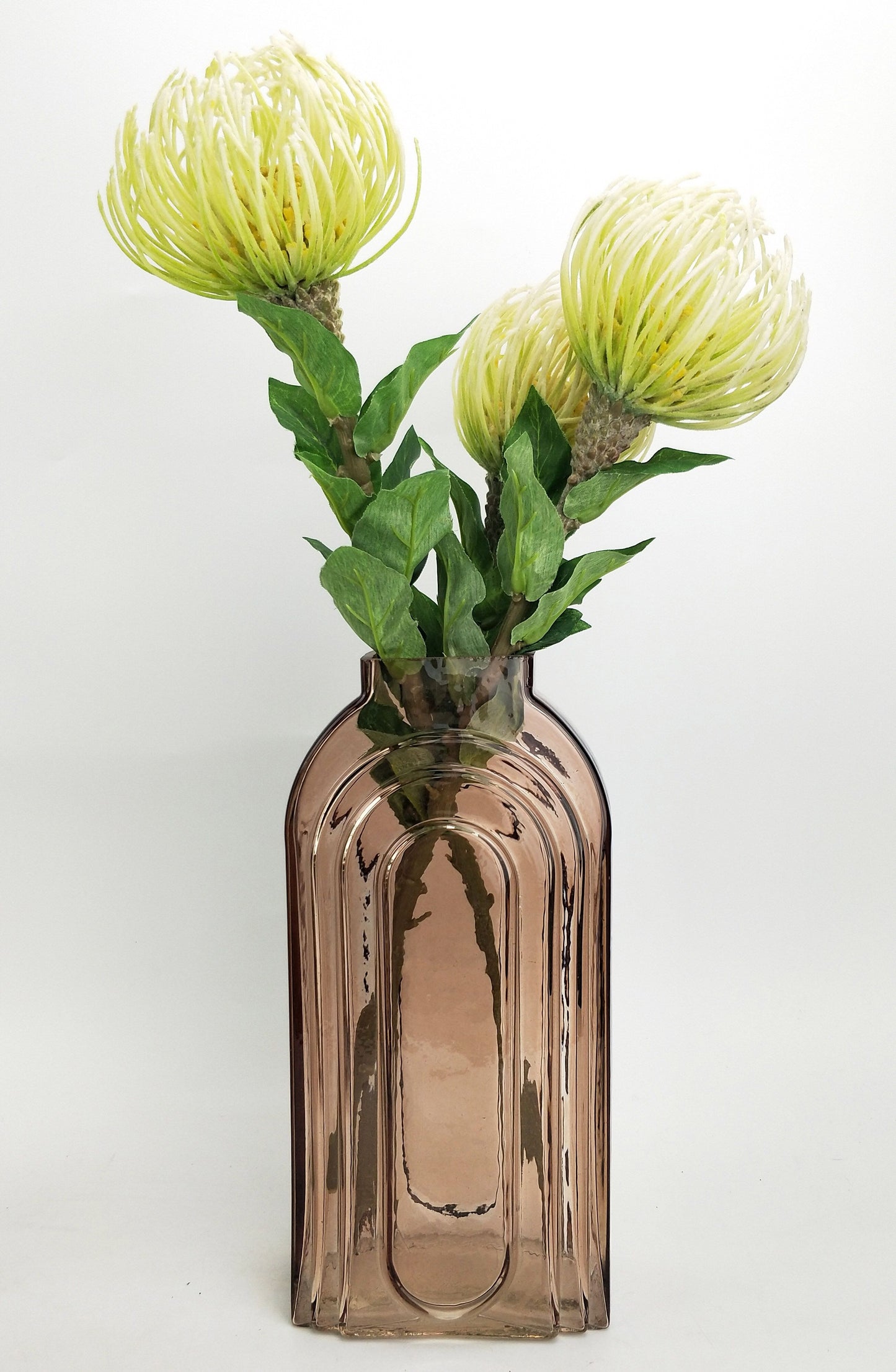Tommy Tall Glass Vase Rose