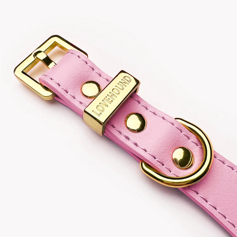 LOVEHOUND Sweetheart Dog Collar - Blossom Pink