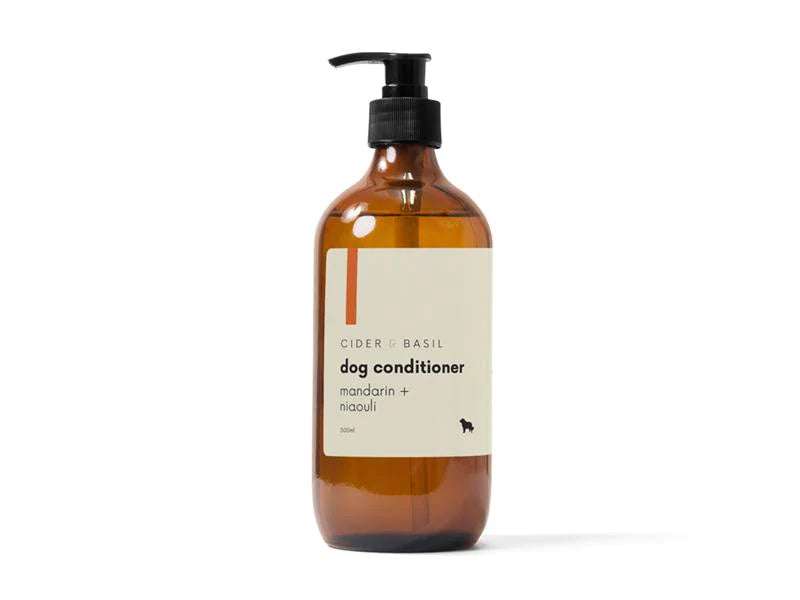 Cider and Basil Dog Conditioner - Cold Pressed Mandarin & Niaouli